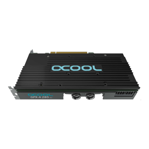 Alphacool GPX-A 285-M02 User manual