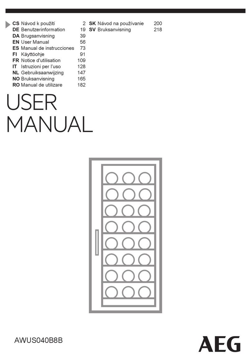 AEG AWUS040B8B User manual