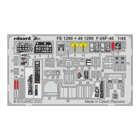 Eduard F-86F-40 User manual