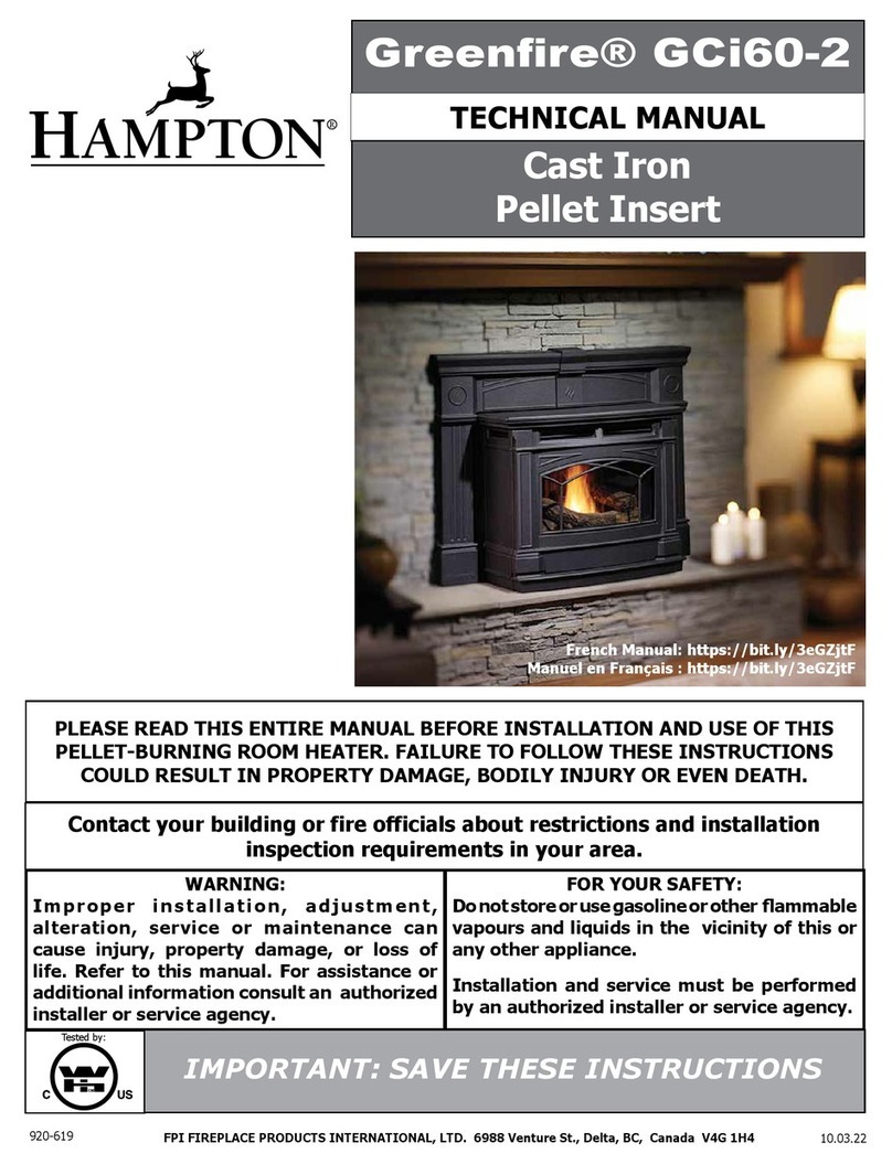 HAMPTON BAY Greenfire GCi60-2 User manual