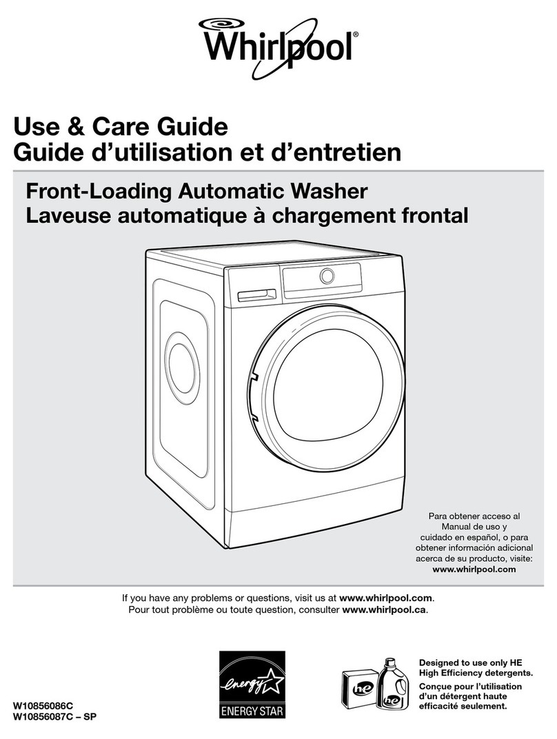 Whirlpool WFW5090GW0 Use & care guide
