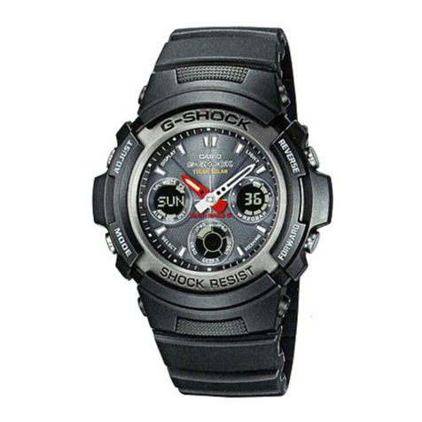 Casio G-Shock AWG-100 User manual
