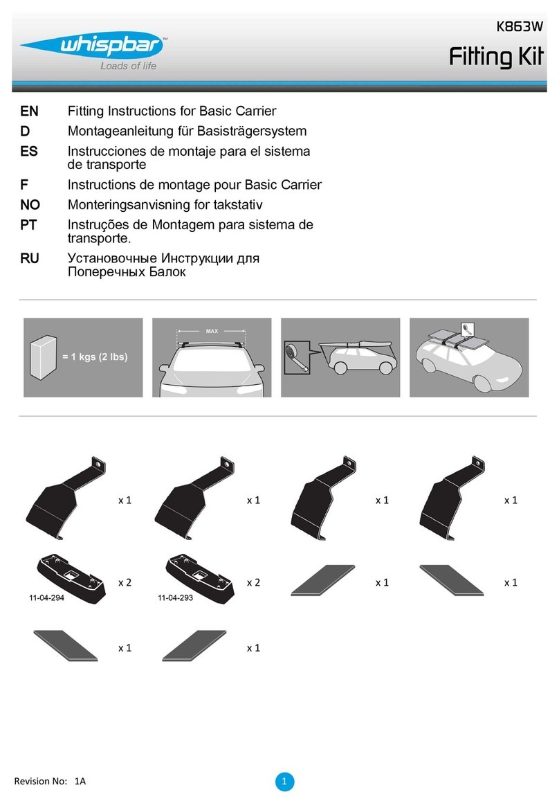 Whispbar K863W User manual