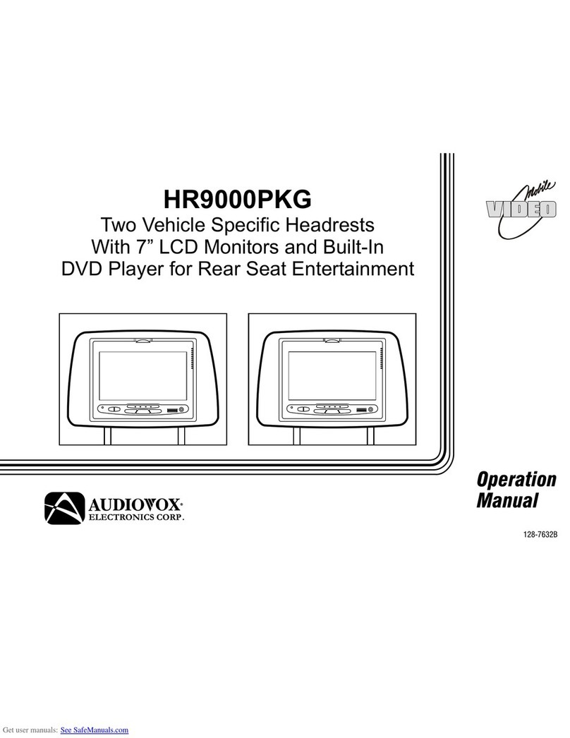 Audiovox HR9000PKG User manual Audiovox HR9000PKG User manual