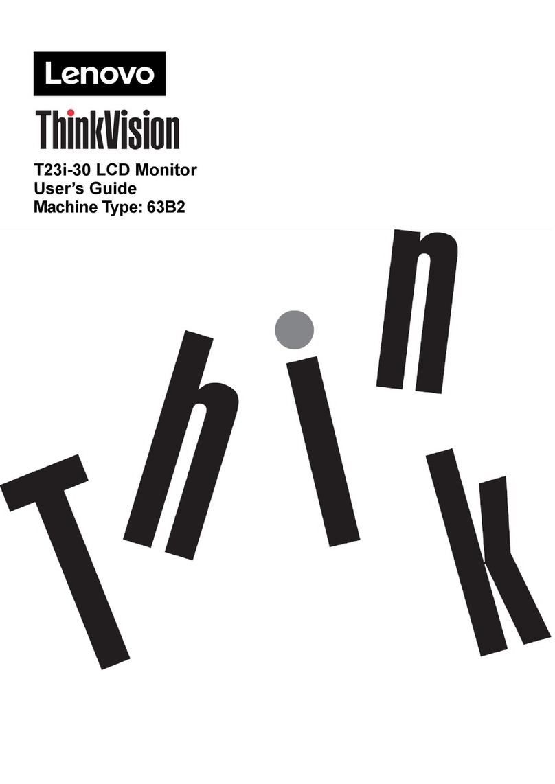 Lenovo ThinkVision T23i-30 User manual