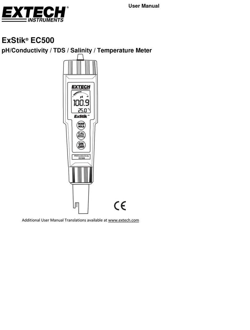 Extech Instruments ExStik EC505 User manual