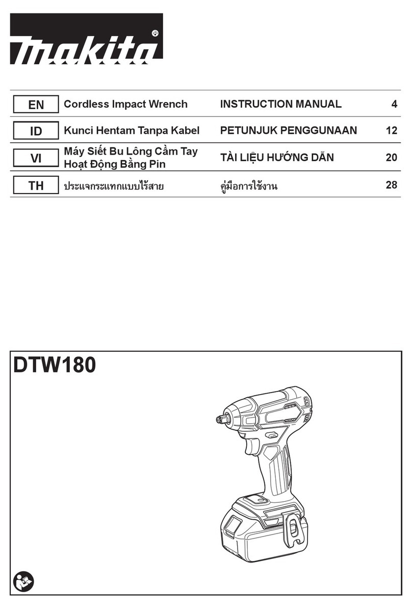 Makita DTW180RFE User manual Makita DTW180RFE User manual