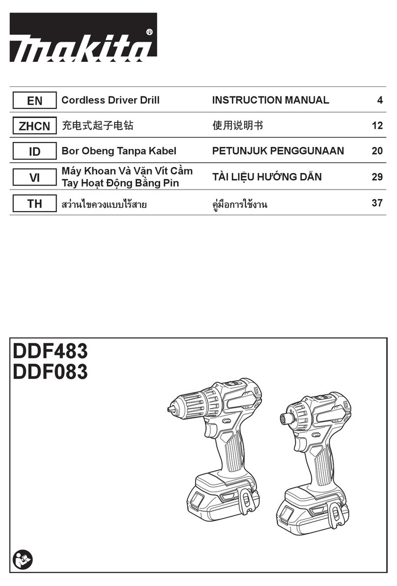 Makita DDF083RTE User manual Makita DDF083RTE User manual
