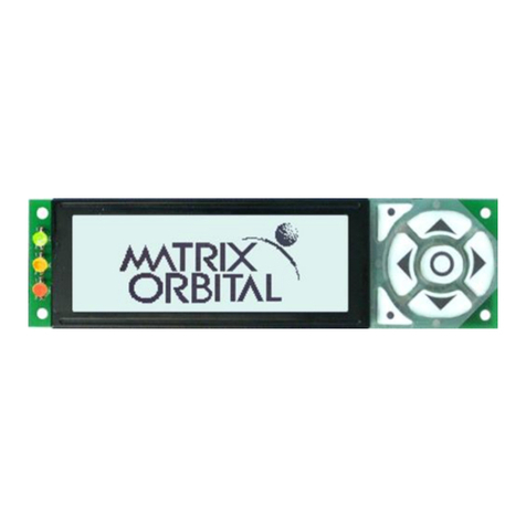 Matrix Orbital GLK19264A-7T-1U User manual
