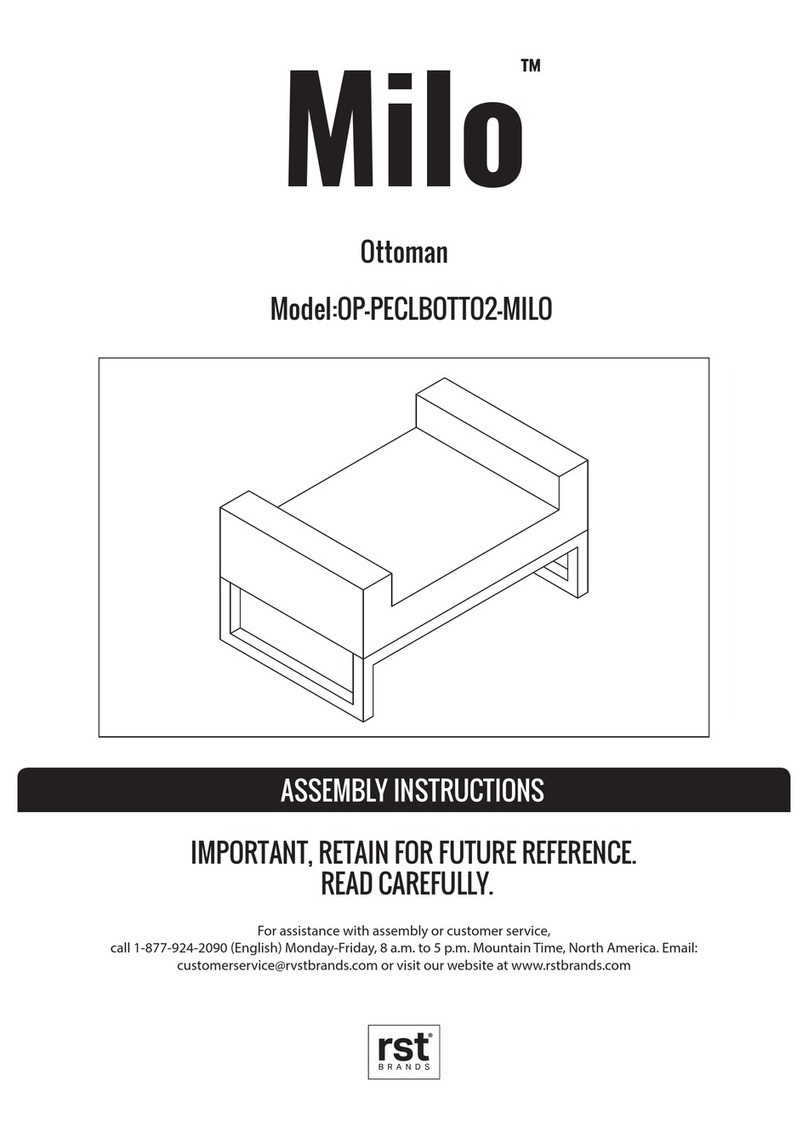 rst brands Milo OP-PECLBOTTO2-MILO manual