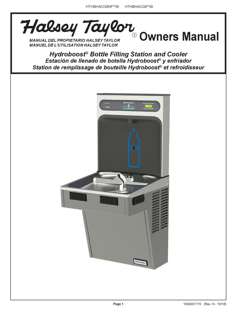 Halsey Taylor Hydroboost HTHB-HACG8PV-NF owner's manual
