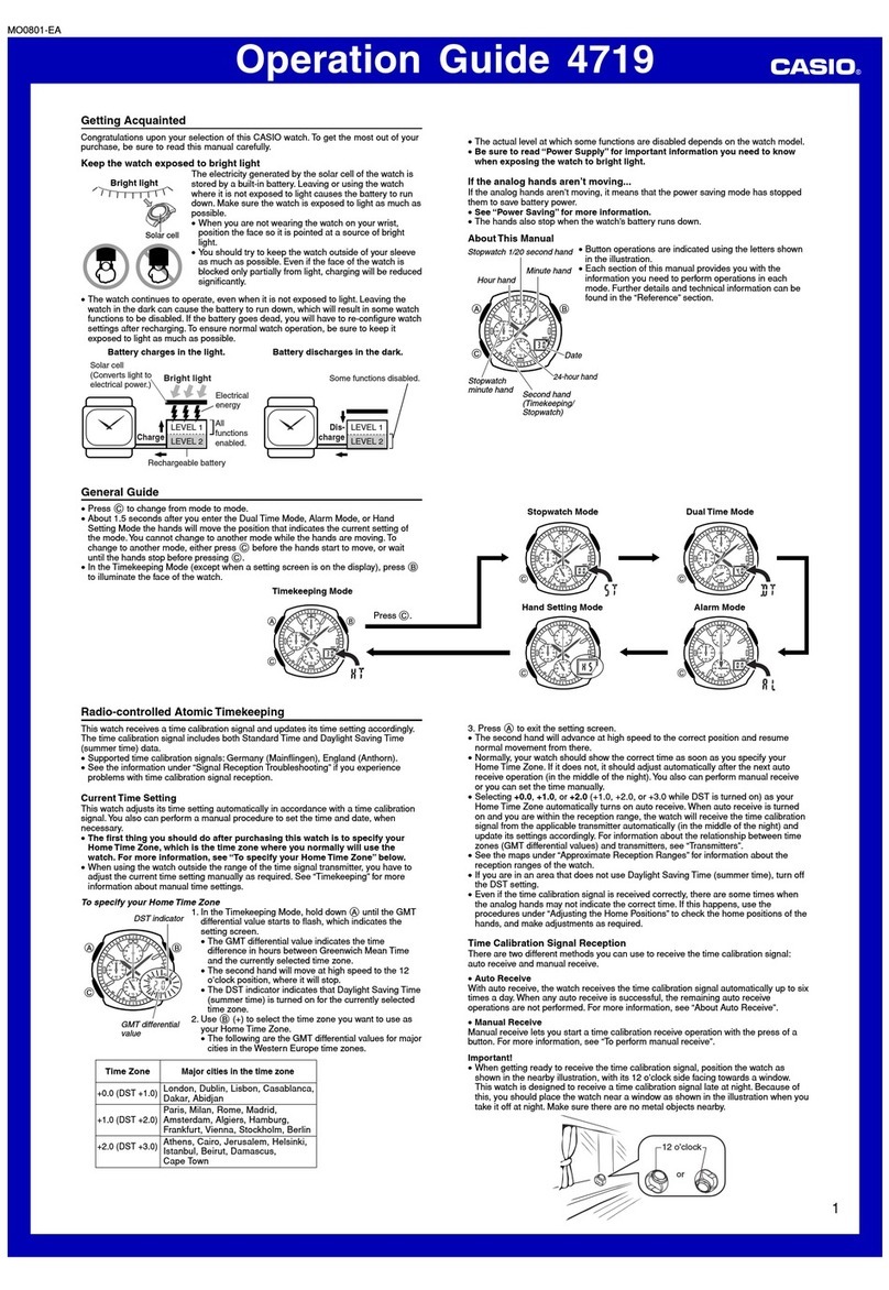 Casio WVQ-400E-1A User manual