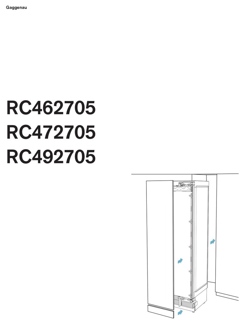 Gaggenau RC472705 manual