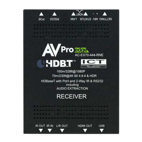 AVPro Edge AC-EX70-444-RNE-P user manual