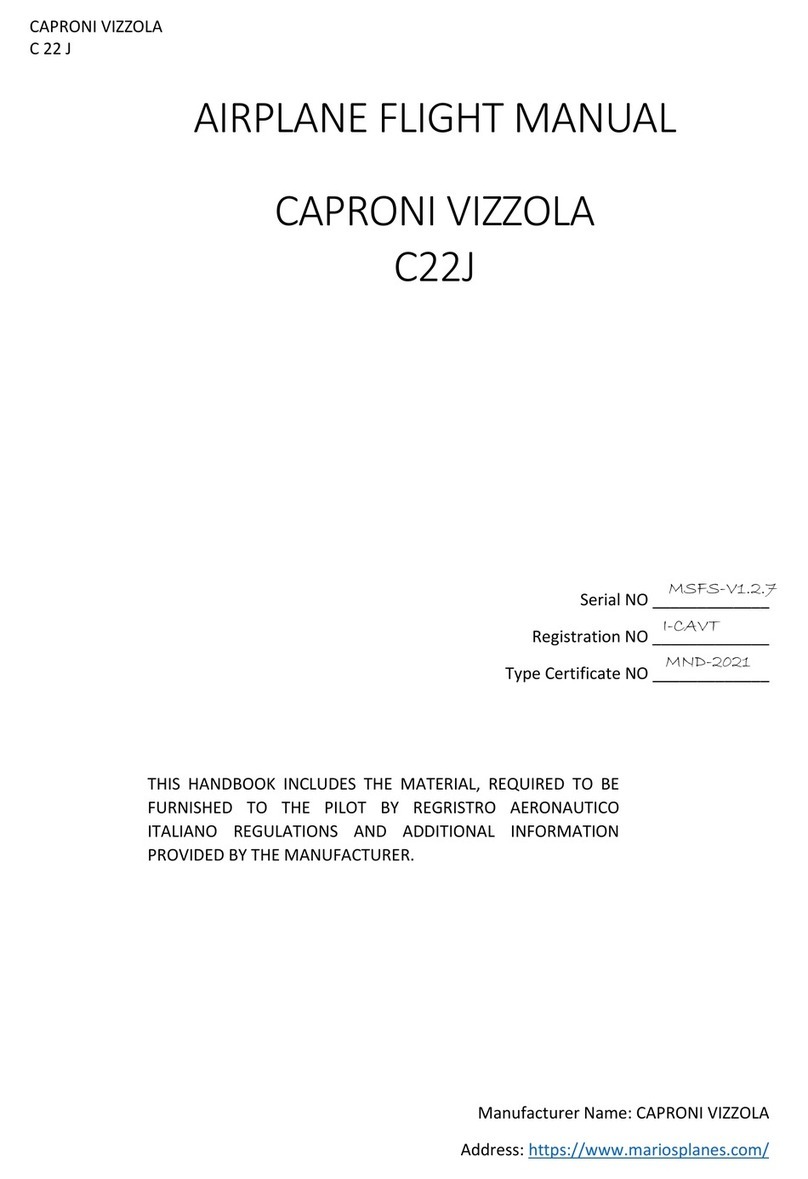 Caproni Vizzola C22J Flight manual
