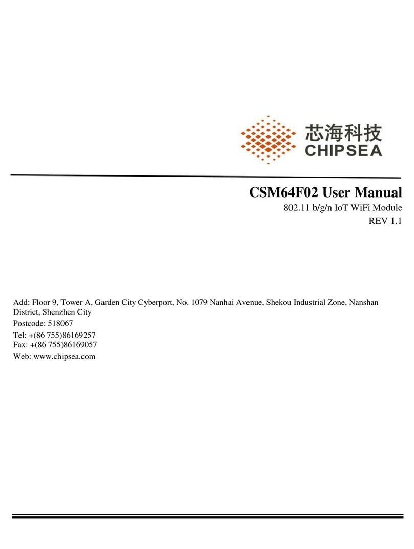 CHIPSEA CSM64F02 user manual