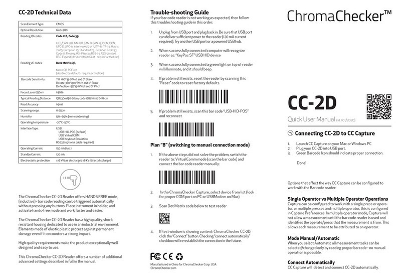 ChromaChecker CC-2D Quick user manual