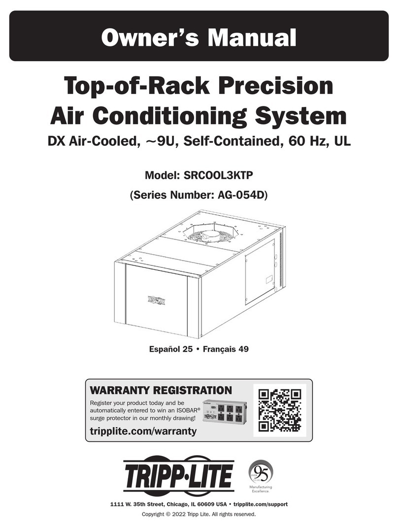 Tripp Lite SRCOOL3KTP User manual