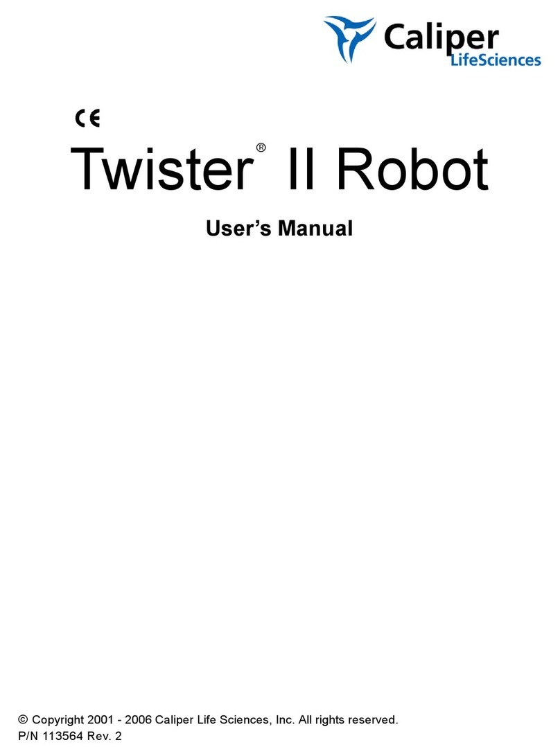 Caliper Life Sciences Twister II user manual Caliper Life Sciences Twister II user manual