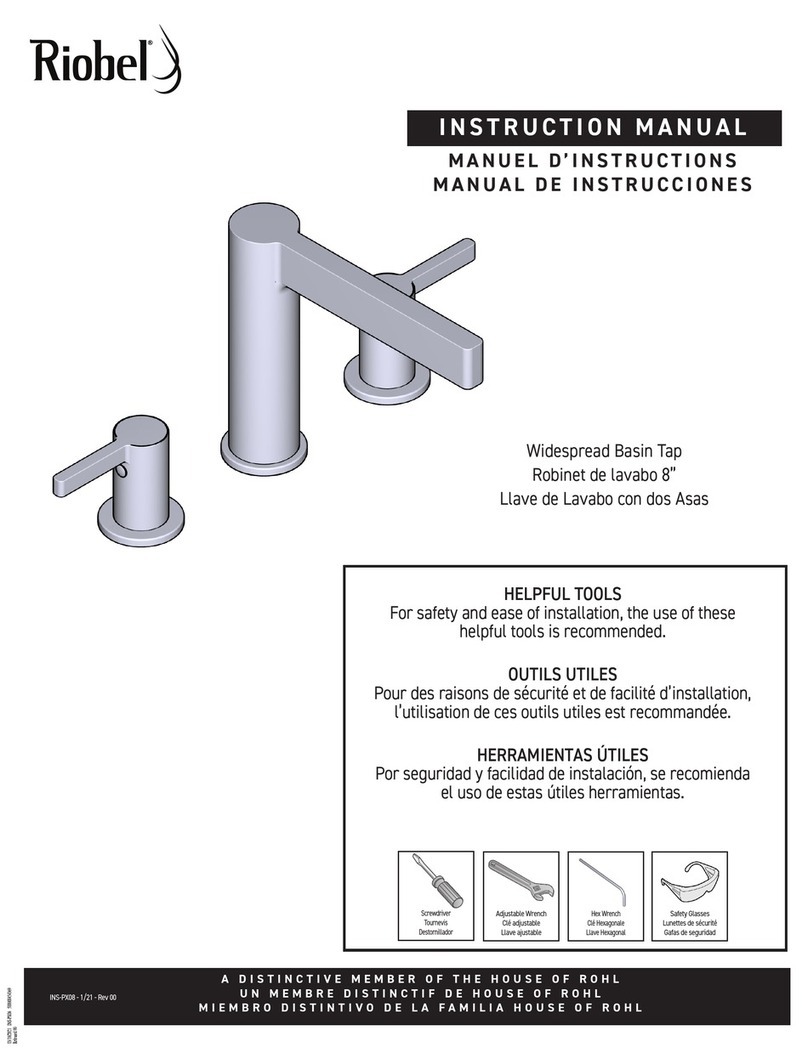 Riobel PX08 instruction manual
