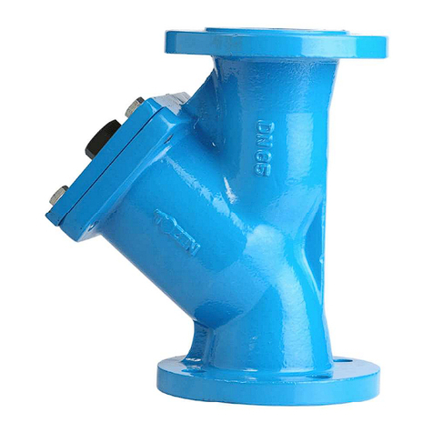 tozen Y-STRAINER Installation, operation and maintenance manual