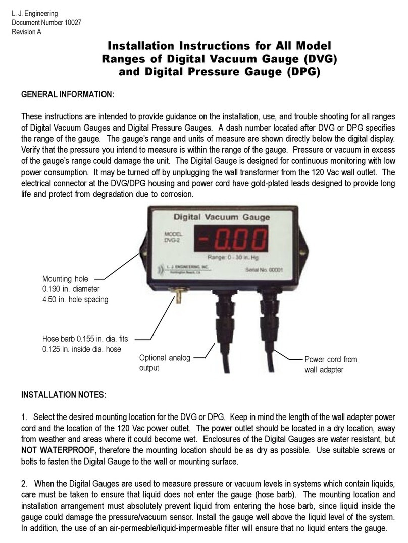 L. J. ENGINEERING DVG installation instructions