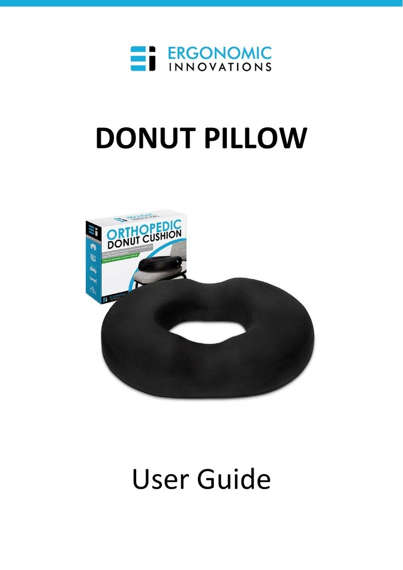 ERGONOMIC INNOVATIONS DONUT PILLOW user guide