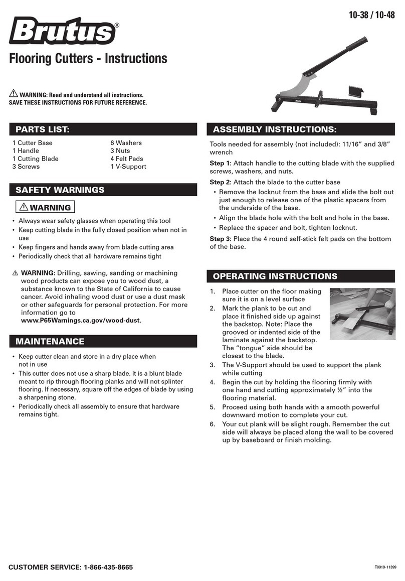 Brutus 10-38 instructions