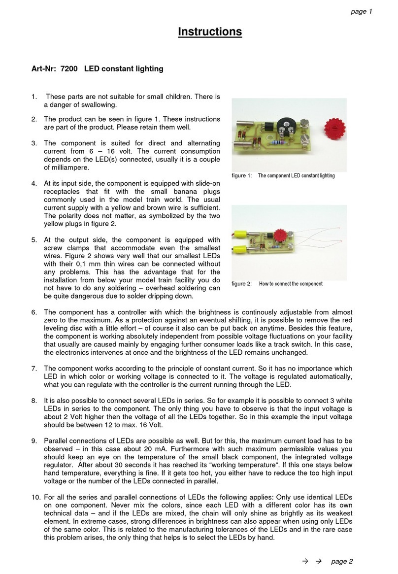 High Tech Modellbanhen 7200 instructions High Tech Modellbanhen 7200 instructions
