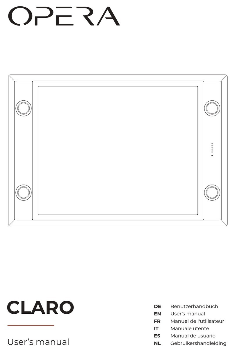 Opera CLARO Series user manual