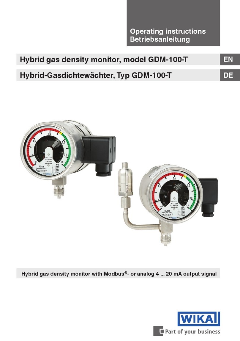 WIKA GDM-100-T operating instructions