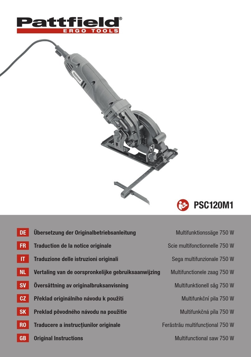 Pattfield Ergo Tools PSC120M1 Original instructions