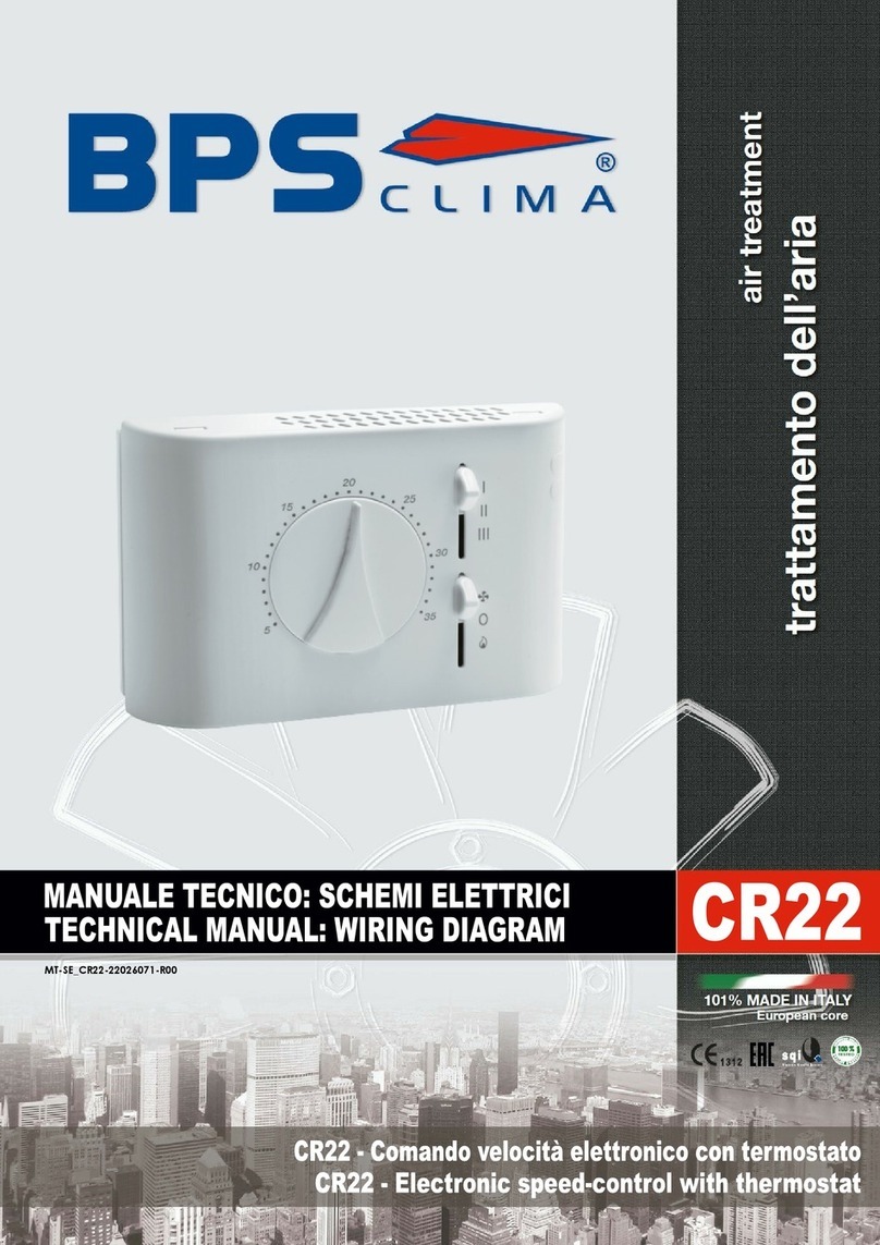 BPS CLIMA CR22 Technical manual