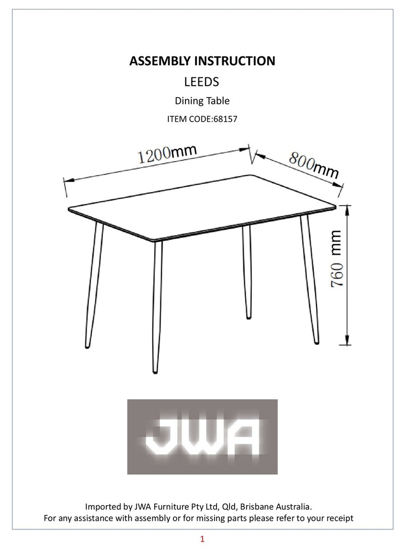 JWA Leeds 68157 User manual