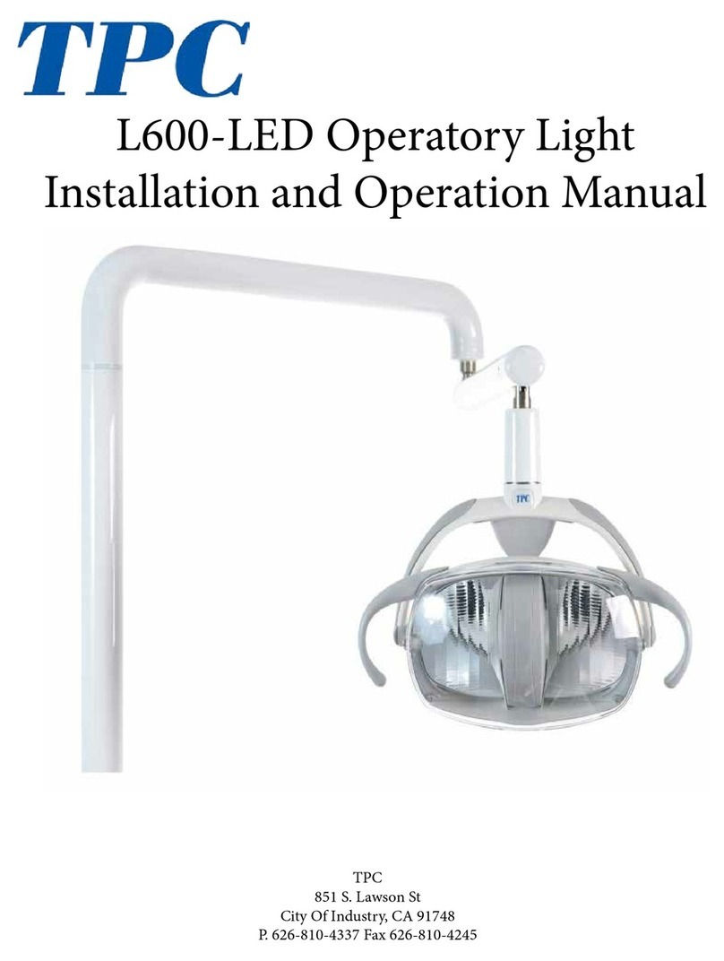 TPC L600-LED Installation and operation manual