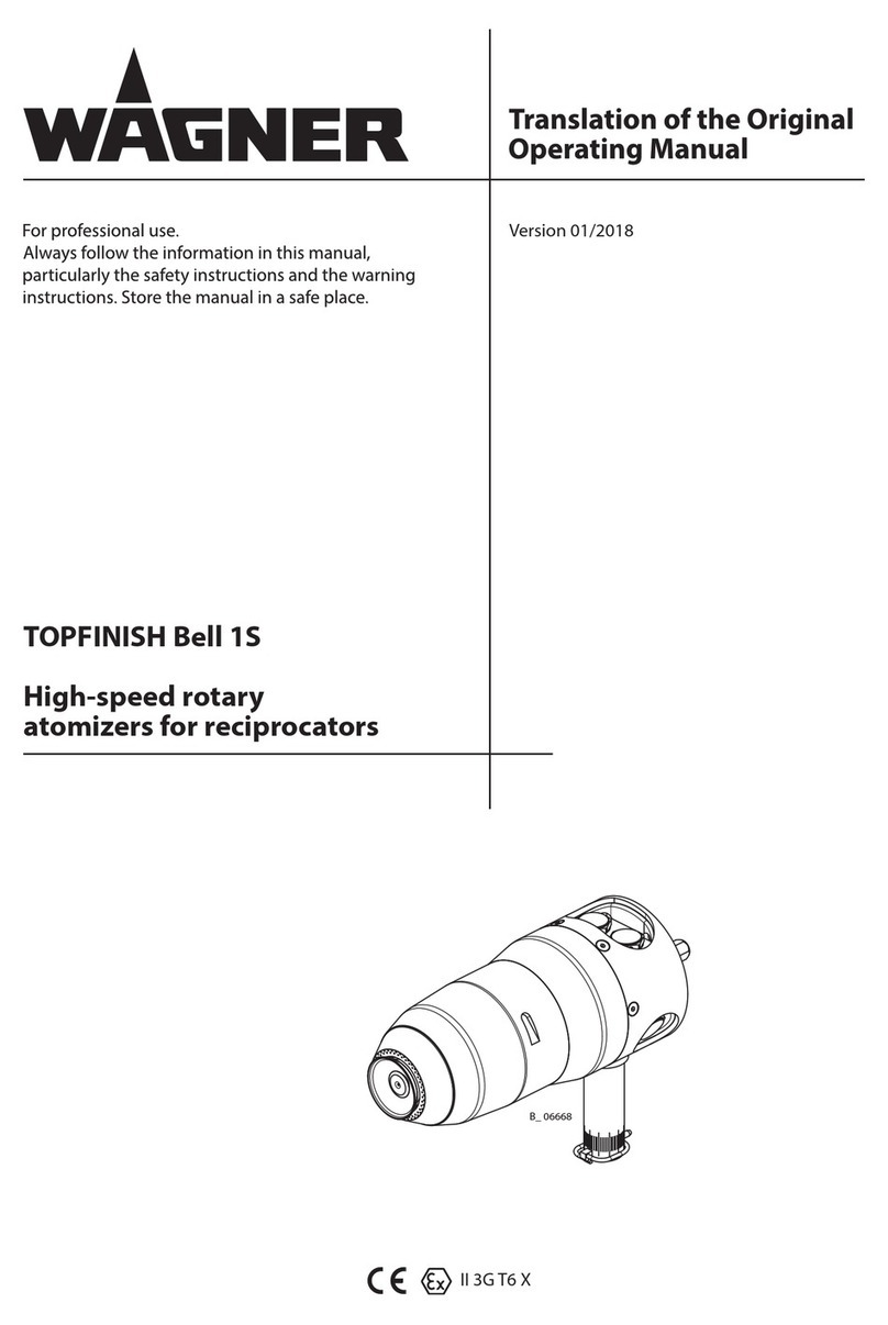 WAGNER TOPFINISH Bell 1S Translation of the original operating manual