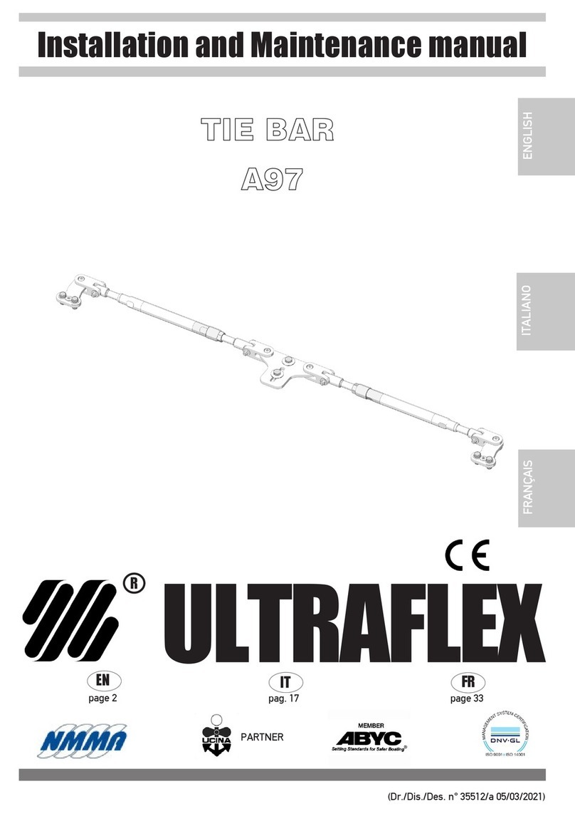Ultraflex A97 Installation and maintenance manual