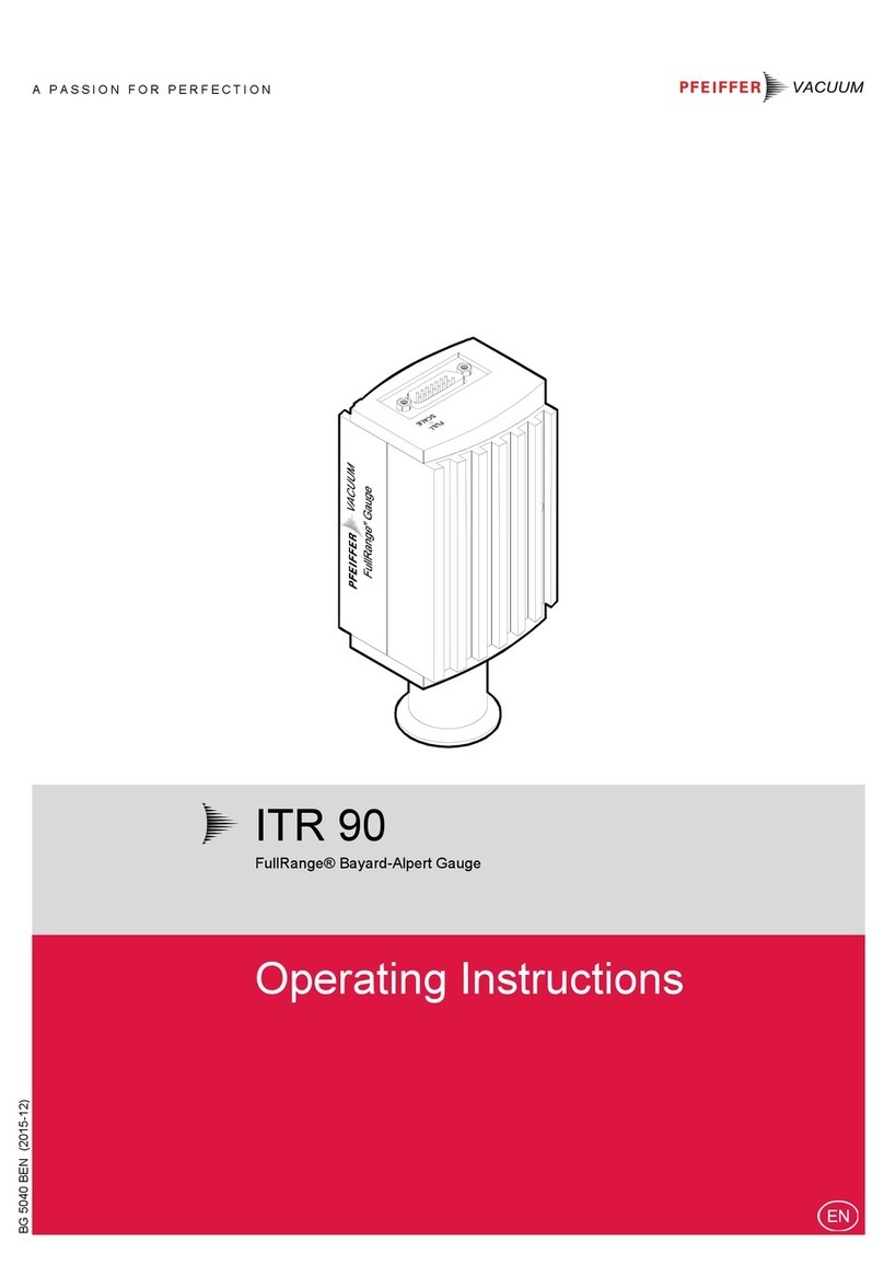 Pfeiffer Vacuum FullRange ITR 90 User manual