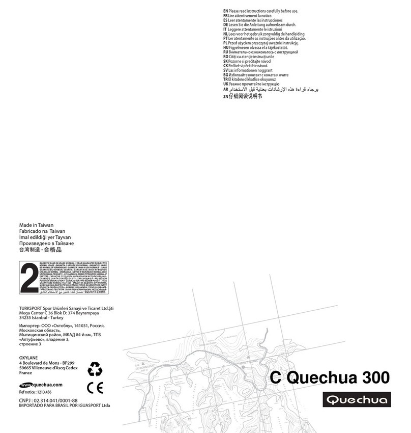 Quechua C Quechua 300 instructions