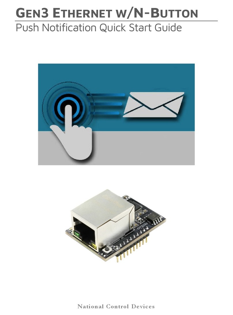 NCD Gen3 Ethernet Module quick start guide