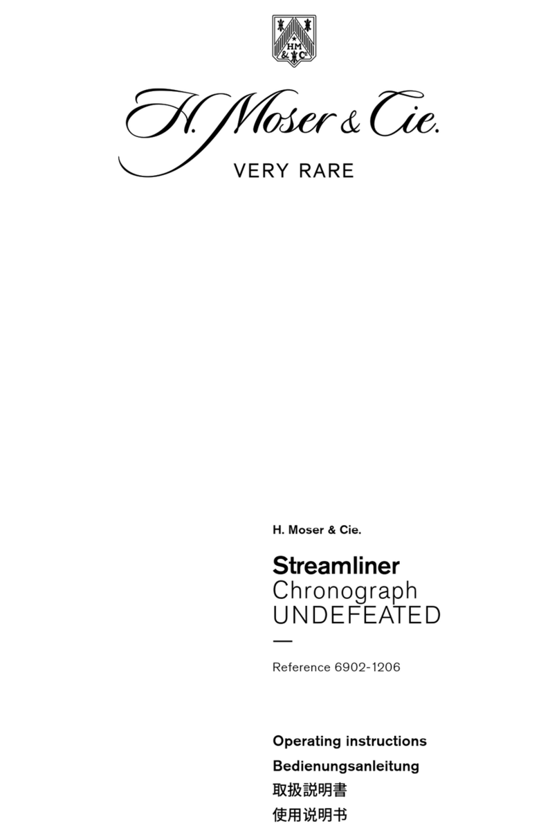 H. Moser & Cie Streamliner operating instructions