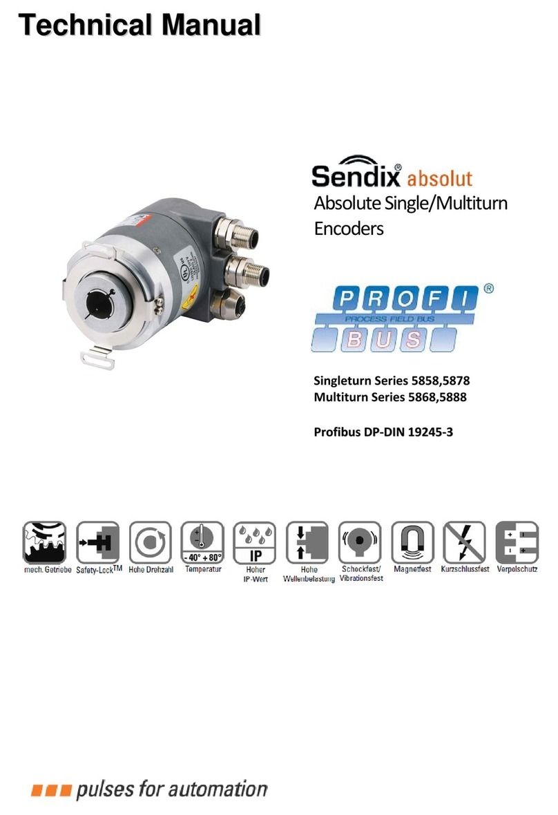 Sendix PROFI BUS Singleturn 5858 Series Technical manual