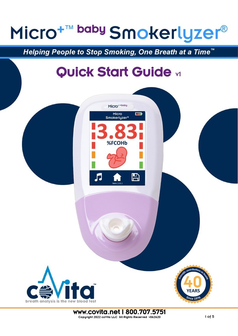 Covita Smokerlyzer Micro+ quick start guide