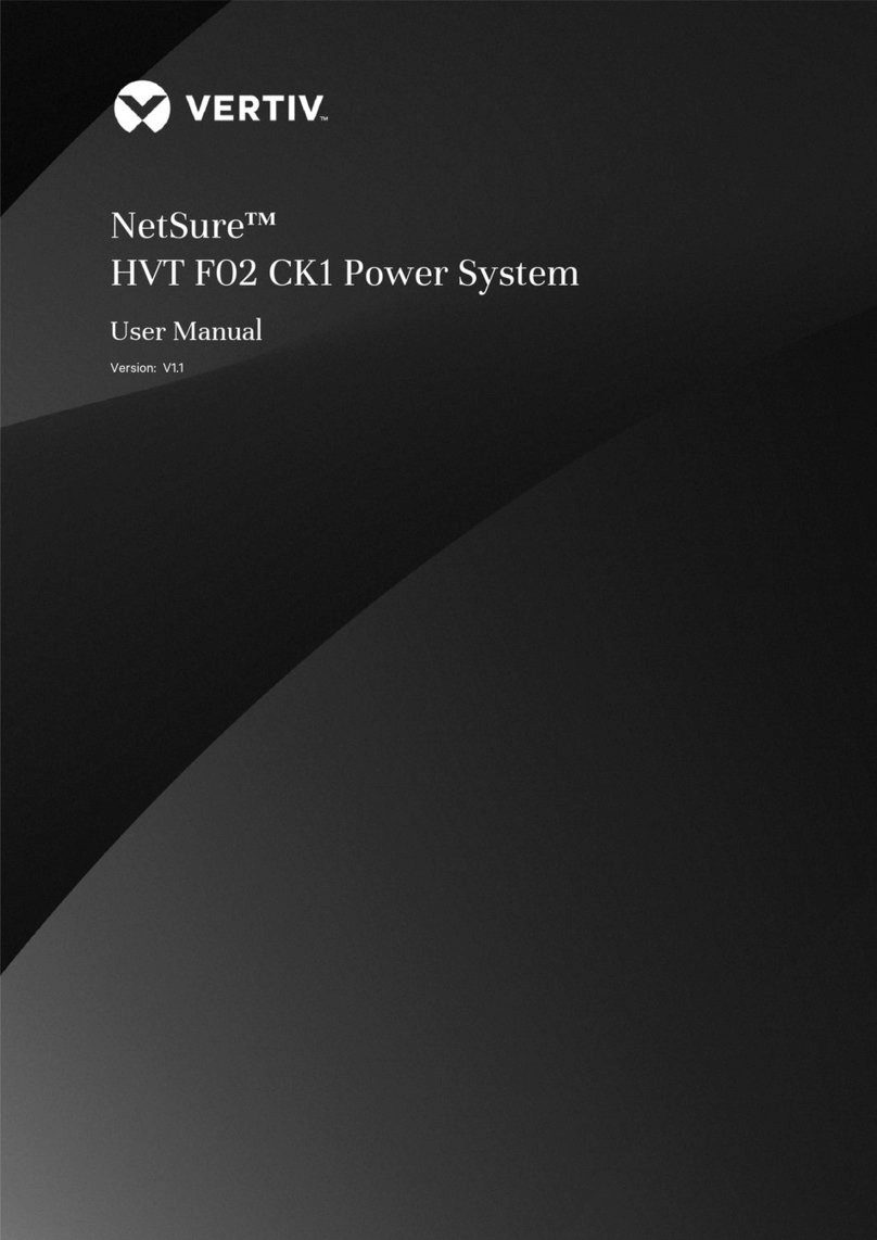 Vertiv NetSure HVT F02 CK1 User manual