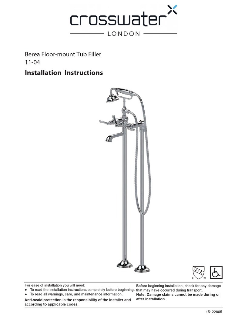 Crosswater 11-04 User manual Crosswater 11-04 User manual