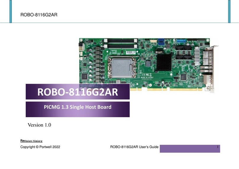 Portwell ROBO-8116G2AR user manual