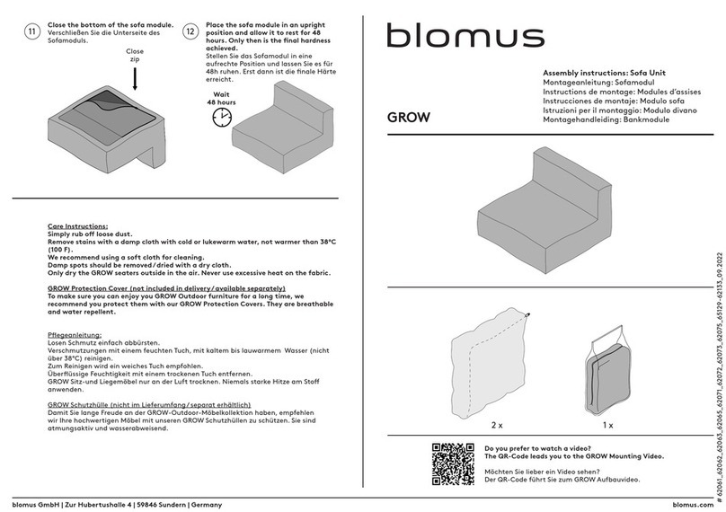 Blomus GROW Assembly instructions