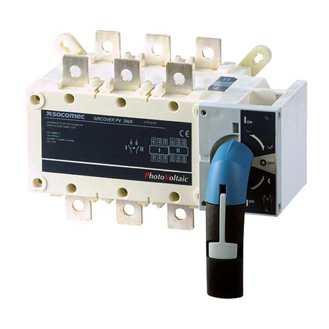 socomec SIRCOVER PV 200A User manual