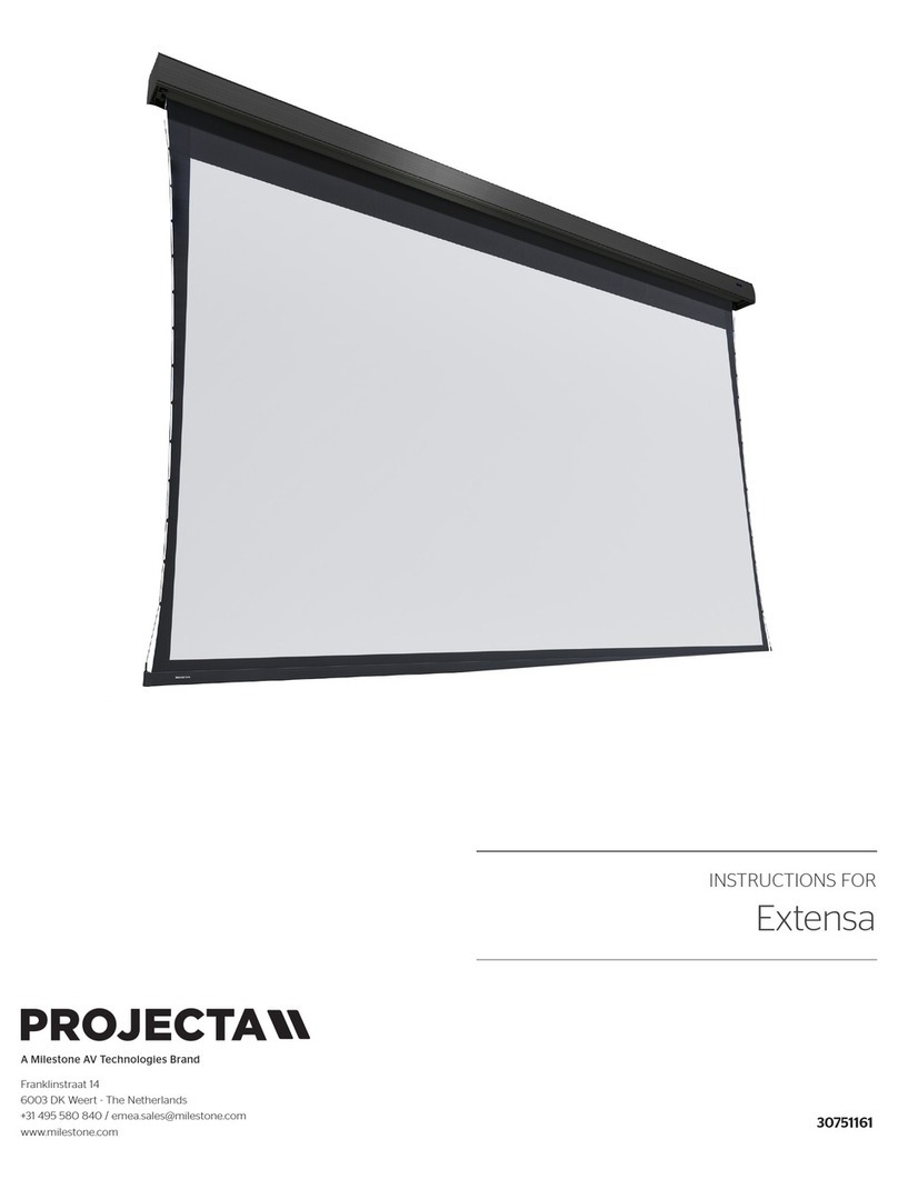 Milestone AV Technologies PROJECTA Extensa instructions
