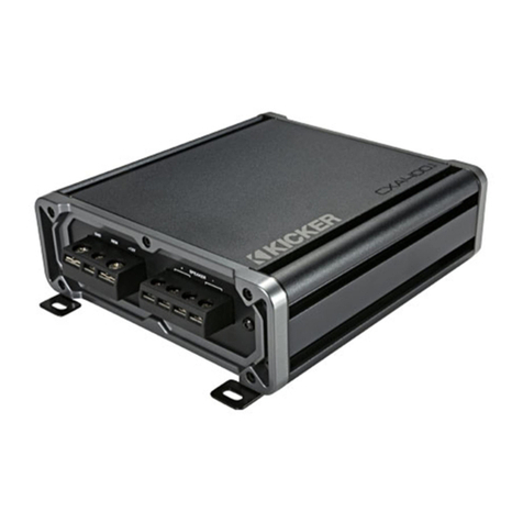 Kicker CX SERIES User manual Kicker CX SERIES User manual
